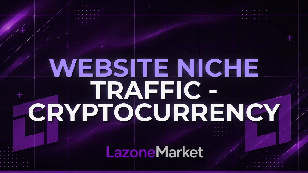 Website Niche Traffic - Cryptocurrency [ + Choose GEO ]