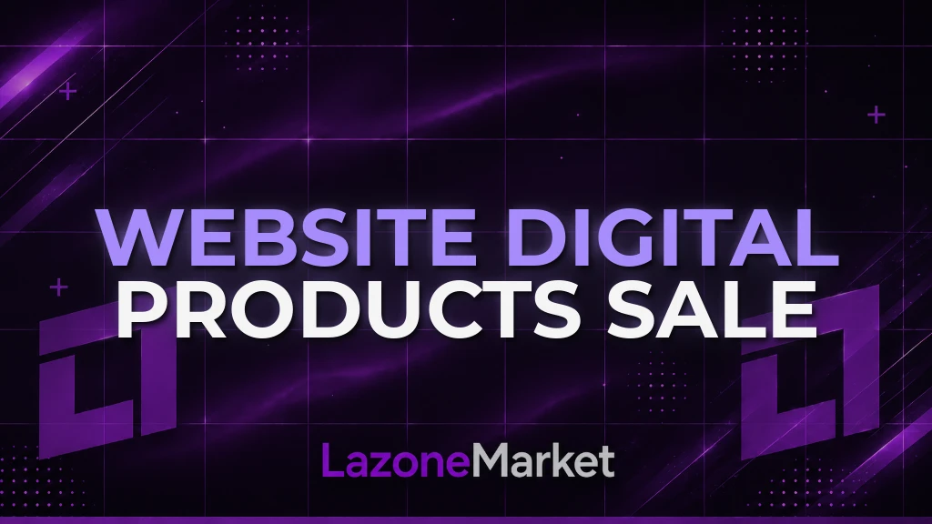 Website Digital Products | Sale🔥